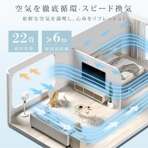 高評価 扇風機 サーキュレーター 3D首振り ...の詳細画像4