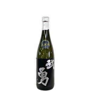 武勇 純米吟醸 山田錦 生原酒 黒ラベル 720ml