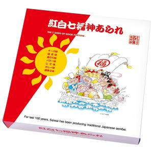 紅白七福神あられ 箱入