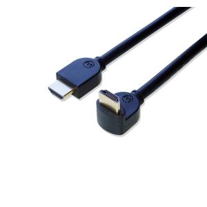 HDMIケーブル 片方L型（下向き） 1m Ver1.4 イーサネット、3D、4KX2K解像度、フルHD対応