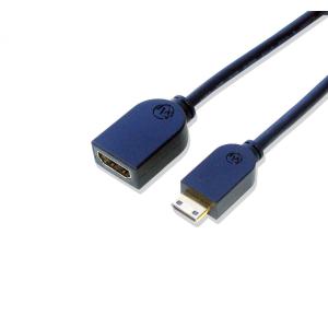 HDMI ミニHDMI 変換延長 ケーブル 50cm