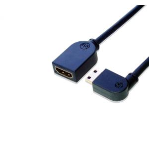 HDMI ミニHDMI L型(左向き)変換延長ケ...の商品画像