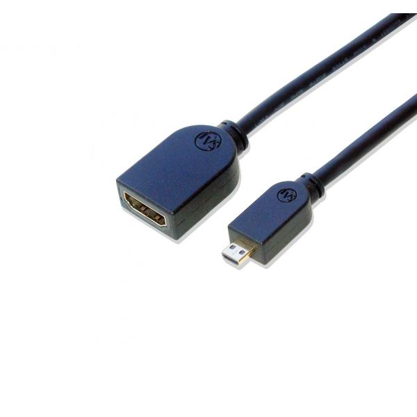 HDMI Micro HDMI 変換延長 ケーブル 50cm