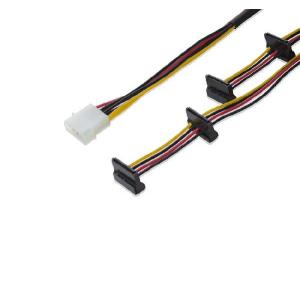 シリアルATA 3分岐（下向き）電源ケーブル SATA III対応 : エスエー