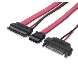 スリム SATA ドライブ →SATA、SATA 電源 変換アダプター : エスエー