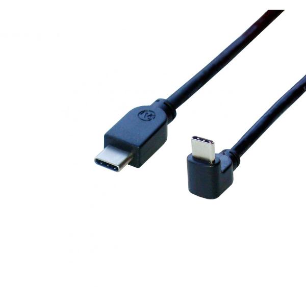 USB 3.1 Gen2対応 USB Type-Cケーブル L型（上、下向き） 1m