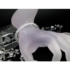 水晶 ブレスレット 6mm パワーストーン ブ...の詳細画像2