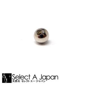 『10個』 メタルビーズ スペーサー 丸型 4mm シルバー 銀色 ハンドメイド アクセサリーパーツ 材料｜saj