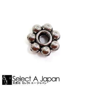 『10個』 スペーサー 6mm シルバー 銀古美 パーツ ハンドメイド アクセサリーパーツ 材料 銀色｜saj