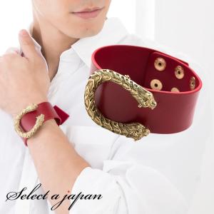 革 ブレスレット レザーブレスレット 本革 二連 〜17cm ワインレッド