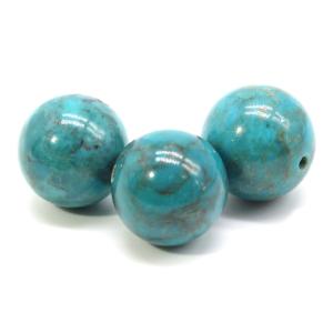 1粒売り 天然ターコイズ 6mm パワーストー...の詳細画像1