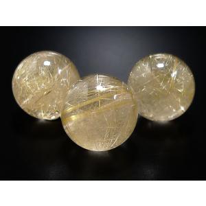 1粒売り ゴールドルチルクォーツ 8mm パワ...の詳細画像1