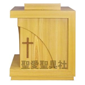 K◆ 中古 講壇 教会家具 教会用品 説教台 講演台 講義台 宗教 木製 講壇 K-015 教会家具 教会用品 説教・講演・講義 説教台 講演台 : 聖愛