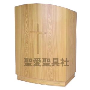 K◆ 中古 講壇 教会家具 教会用品 説教台 講演台 講義台 宗教 木製 講壇 K-153 教会家具 教会用品 説教・講演・講義 説教台 講演台 : 聖愛
