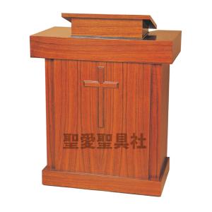 講壇 演台 スピーチ台 十字架 教会家具 キリスト教 木製 聖卓 A2667 講壇 K-180 教会家具 教会用品 説教・講演・講義 説教台 講演台 : 聖愛