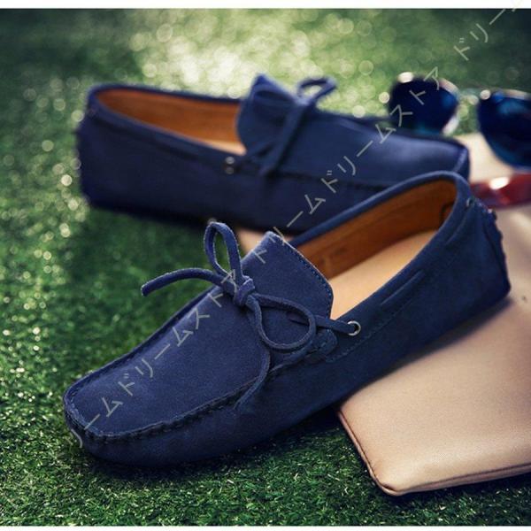 ローファー メンズ ビジネスシューズ スエード ドライビングシューズ モカシン 靴 デッキシューズ ...