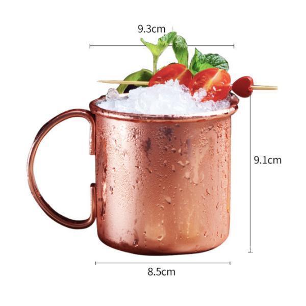 マグカップ 純銅マグカップ 400ml 食器 コーヒー ミルク ビール用