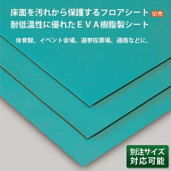 保護フロアシート 切り売り EVA樹脂製 ターポリンAPE 厚さ0.52mm 約137cm×10m ...