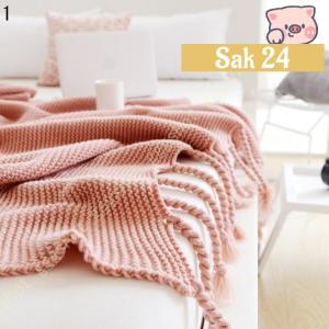 コットン ブランケット かわいい ひざ掛け 毛...の詳細画像1