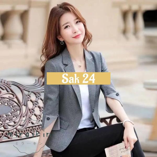 テーラード レディース スーツ  スリム 細身 長袖 アウター 薄手 着痩せ ビジネス 通勤 フォー...