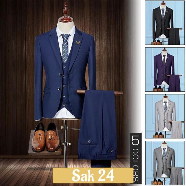 セットアップ メンズ スーツ フォーマル スリム スリーピース 無地 二つボタン おしゃれ トレンド...