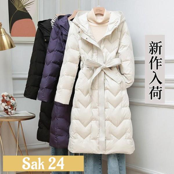 ダウンコート ロング丈 ロングコート レディース ダウン  アウター トップス 無地 おしゃれ カジ...