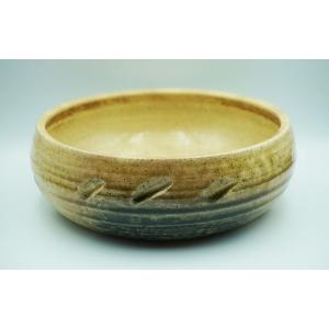 茶道具 灰器 灰器 備前 風炉用 木村陶峰 紙箱 : 新古茶道具 さかい