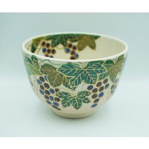茶道具 茶碗 茶碗 色絵 夏の大三角 加藤起楽 化粧箱 : 新古茶道具