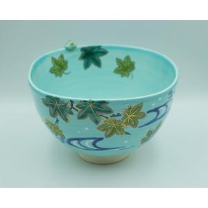 茶道具 抹茶茶碗 仁清写し 月に舟 山川敦司作 泉涌寺窯 茶道 茶道具 抹茶茶碗 仁清写し 月に舟 山川敦司作 泉涌寺窯 茶道