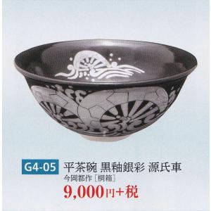 茶道具 飾茶壺 飾壺 唐津焼き 井上東也作 鏡山窯 口覆仕服 網 飾り紐3