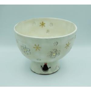 茶道具 天目台 青貝入 七宝紋 淡々斎好写し 中村宗悦作 淡々斎好写