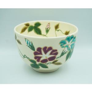 茶道具 茶碗 茶碗 仁清 紅白梅 伊坂清香 化粧箱 : 新古茶道具 さかい