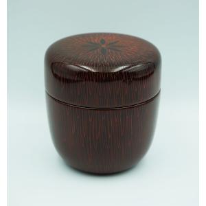 イ469 棗『中国　景泰藍　七宝焼　棗　花尽紋　木箱』茶道具 茶道具 中国 七宝 花柄 景泰藍 棗 検(時代物 古七宝 瑠璃地金線