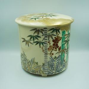 茶道具 水指 水差し 乾山写 竹 山川巌作 乾山写し 茶道 : 茶道具