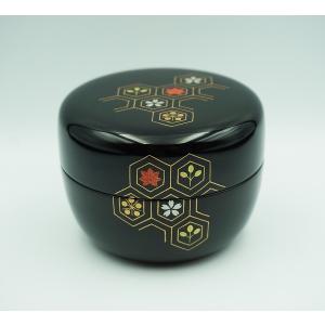 茶道具 棗 中棗 継ぎ七宝蒔絵 黒川和禅 桐箱 : 新古茶道具 さかい