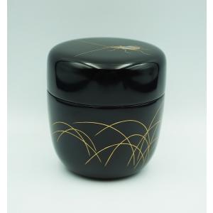 蒔絵師　宮田宗景　白塗糸蜻蛉蒔絵　中棗　茶道具 なつめ 棗 共箱 蒔絵師 宮田宗景 白塗糸蜻蛉蒔絵 中棗 茶道具 なつめ 棗 共箱