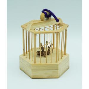 ♥ 武夫　桐　香合　共箱付き　骨董　古玩 香盒（香合）夫婦雛 在銘 浮舟 彩色木彫り(共箱）」 - 正尚堂