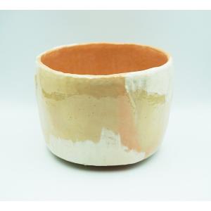 茶道具 抹茶茶碗 志野茶碗 銘卯の花垣写し 田中源彦作 菊泉窯 茶道