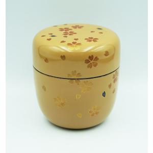 茶道具 棗 中棗 亀甲蒔絵 黒川和禅 桐箱 : 新古茶道具 さかい ヤフー店