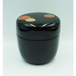 B424h「桐に竜胆唐草蒔絵 香合」黒漆塗　木地　香道具　茶道具　古桐箱付 茶道具 棗 中棗 蓮蒔絵 黒川和禅 桐箱 : 新古茶道具 さかい ヤフー店