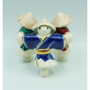 Ｔ７２２　蓋置　『楽器蓋置』『今岡三四郎 造』　共箱　茶道具 茶道具 蓋置 蓋置 三つ猫 今岡三四郎 桐箱 : 新古茶道具 さかい ヤフー