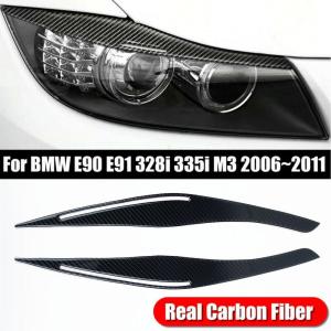 おすすめネット BMW E90セダン ヘッドライトカバー スモーク 2P 新品