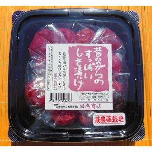 昔ながらのすっぱいしそ漬け300ｇ　（食品添加物不使用　完熟紀州南高梅　品質優良紀州梅干し）和歌山県...