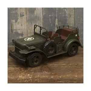 ビンテージカー ブリキおもちゃ ジープ ミリタリー アーミー