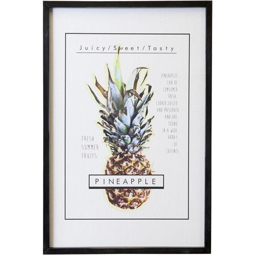 木製看板 ウッドボード  Frame  PINEAPPLE   40x60