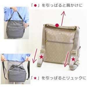 目々澤鞄 ショルダーバッグ レディース リュッ...の詳細画像3