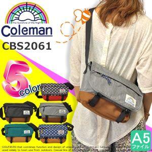COLEMAN コールマン ショルダーバッグ レディース メンズ 斜めがけ メッセンジャーバッグ 軽い 旅行 cbs2061