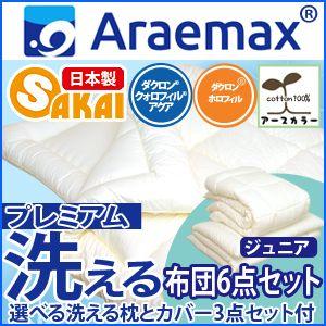 【日本製】 スタンダード洗える布団6点 プレミアムセットアースカラー【送料無料】｜sakai-f