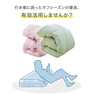 羽毛掛け布団を入れてクッションになる 羽毛布団...の詳細画像1