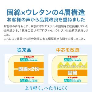 敷布団 シングル 日本製 敷ふとん 敷き布団 ...の詳細画像5